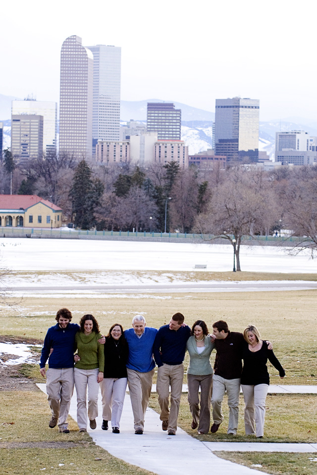 Denver family portrait at City Park 