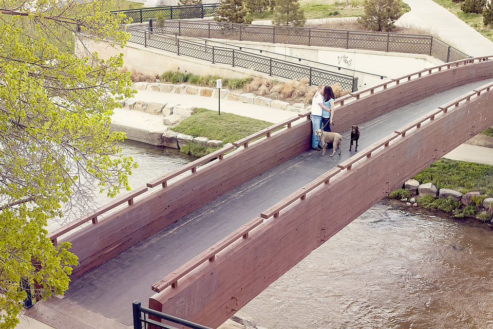 Confluence Park engagement portraits