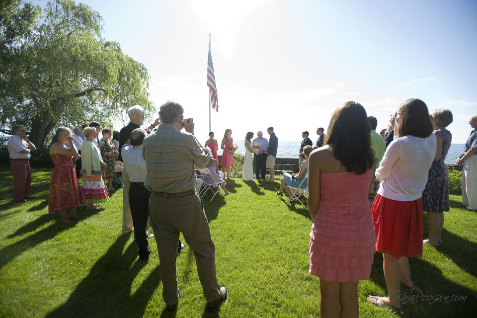 Lake Ontario wedding