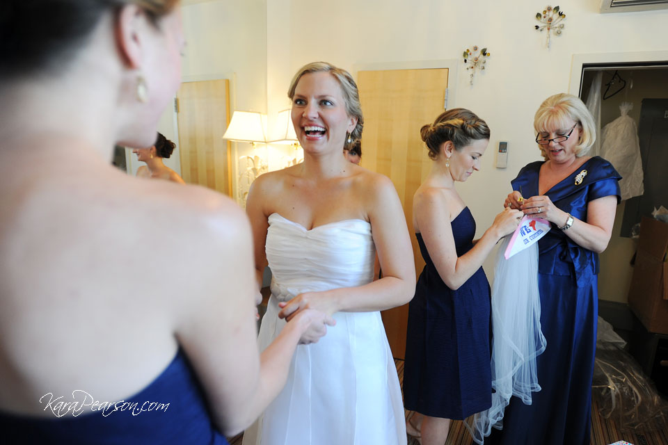 bride getting ready