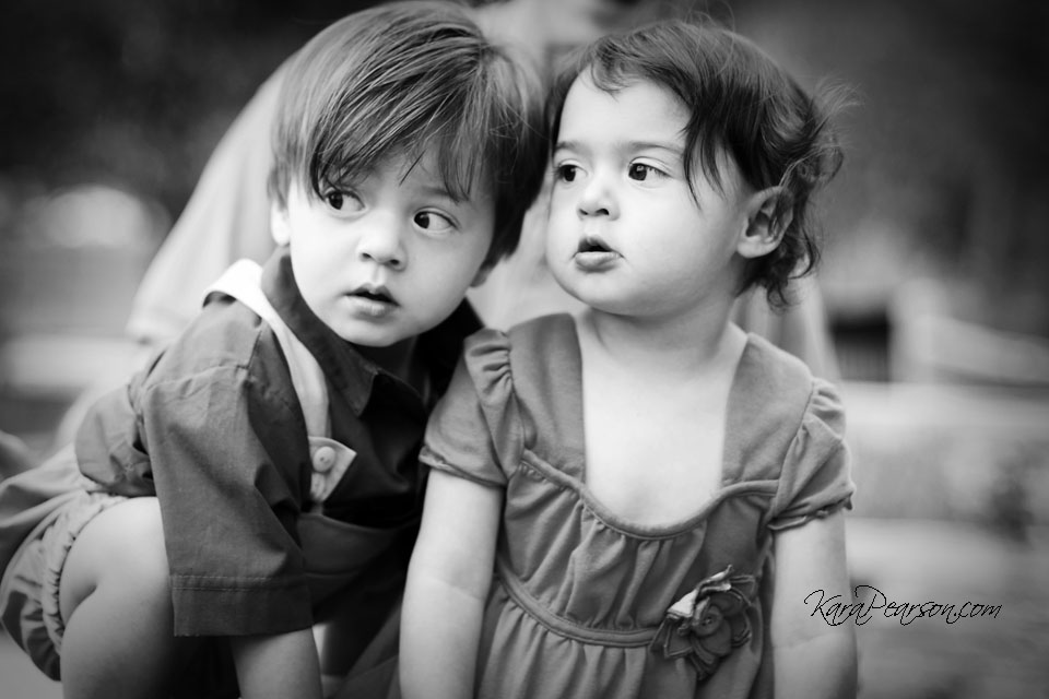 brother and sister portrait