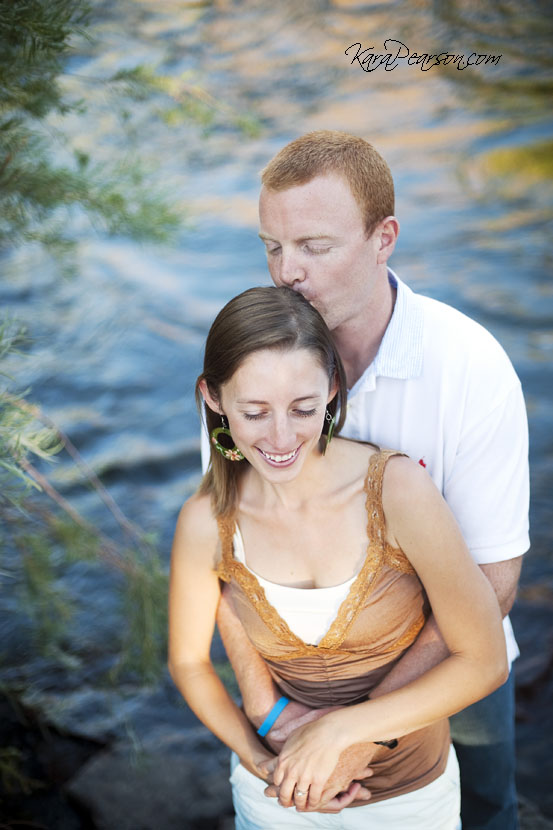 unique engagement photo