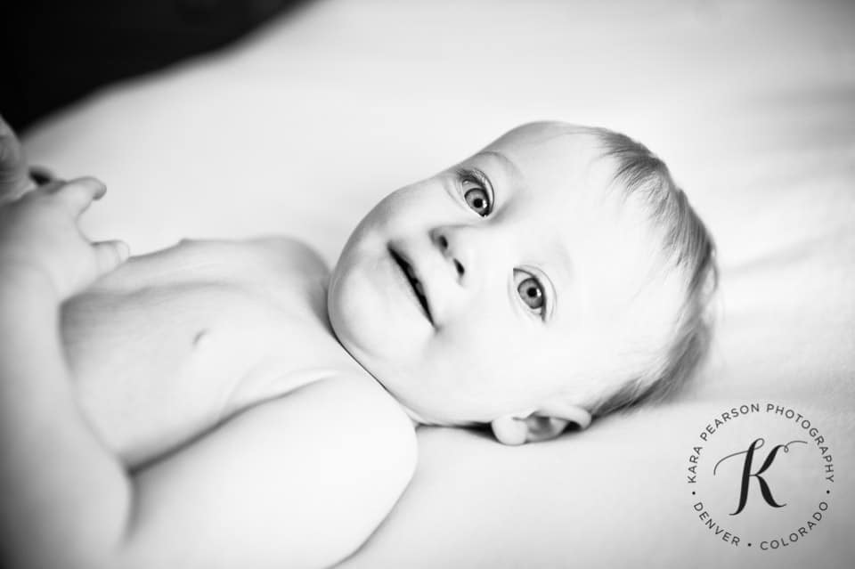black and white baby pictures