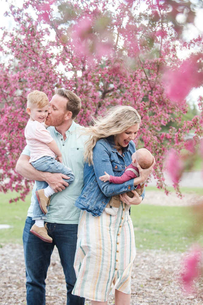 newborn family photos in City Park